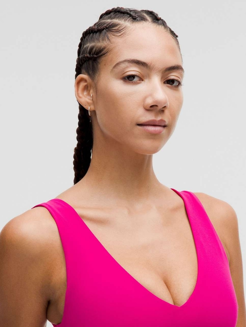 Lululemon Align V-Neck Bra *Light Support, C/D Cup Ripened Raspberry - Picture 5 of 9